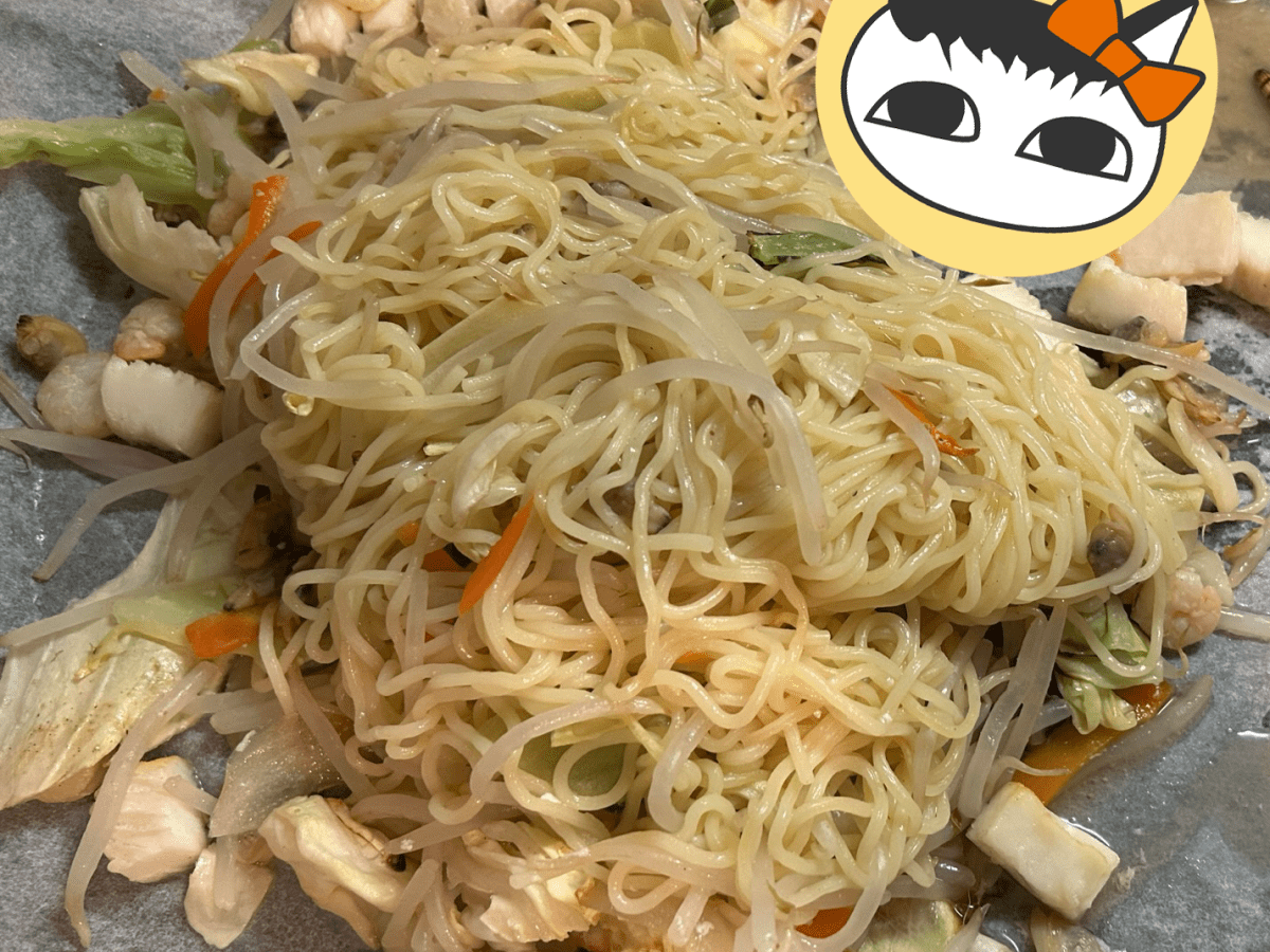 【ヘルシオ】失敗：シーフード焼きそば